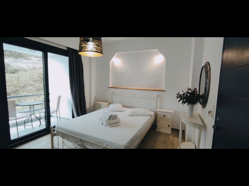 Quarto duplo com vista montanha