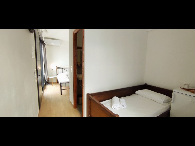 Estúdio triplo com vista mar