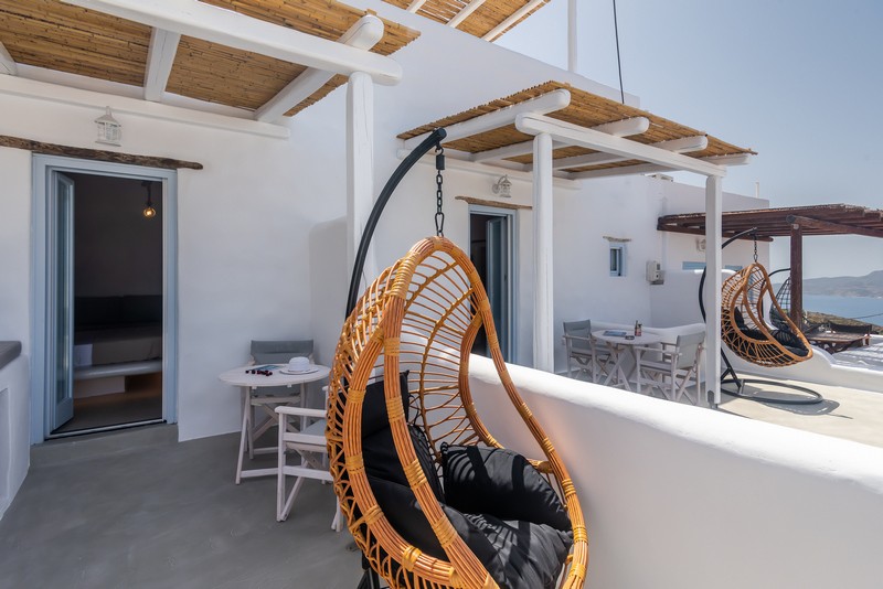 Estúdio Deluxe com Vista Parcial Mar e Banheira de Hidromassagem Exterior 28m<sup>2</sup> (2-3 pessoas)