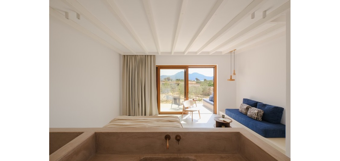 Suite (ground floor) with garden view - Sporá - 2 persons