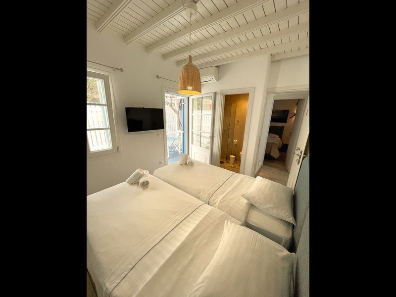 Двухместный номер с 1 кроватью или 2 отдельными кроватями с патио - Atrium - Νο.6