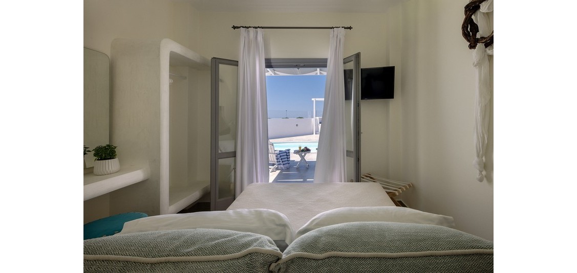 Εσωτερικοί χώροι - Ισόγειο - Βίλα Deluxe με θέα στην Καλντέρα - 6 άτομα
