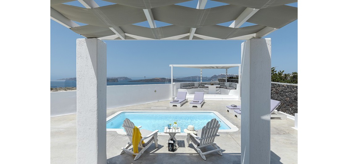 Exterior - Villa with Caldera view - 6 persons