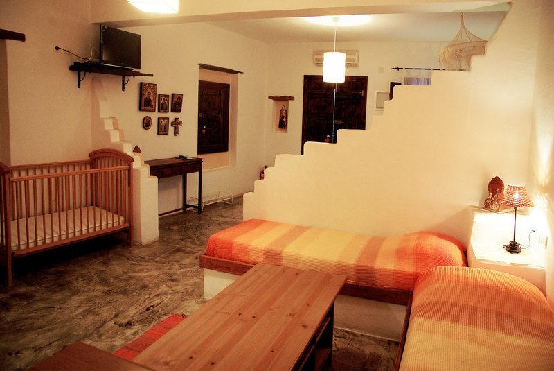 AMMOS - Vierbettstudio mit Meerblick 35m<sup>2</sup> (2-4 Personen)