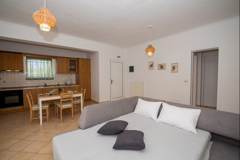 Apartamento de 1 dormitorio con vistas al mar - Νο.1 - 55m<sup>2</sup> (4 personas)