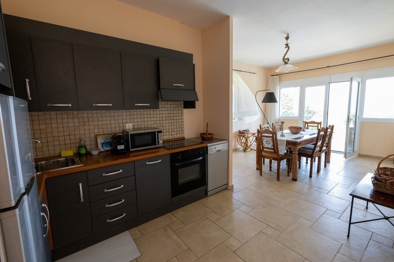 Villa mit privatem Pool mit Meerblick - Fivos