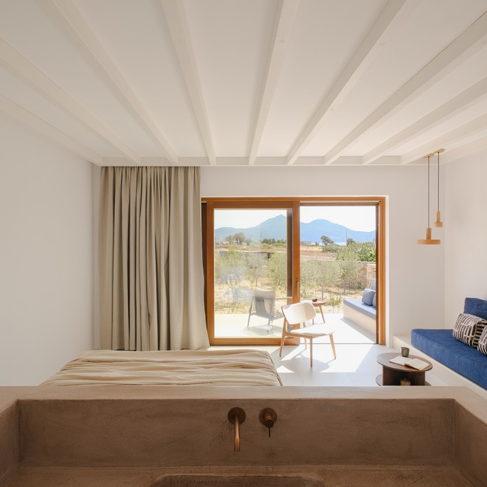 Suite (rez de chaussée) avec vue sur le jardin - Sporá - 2 personnes