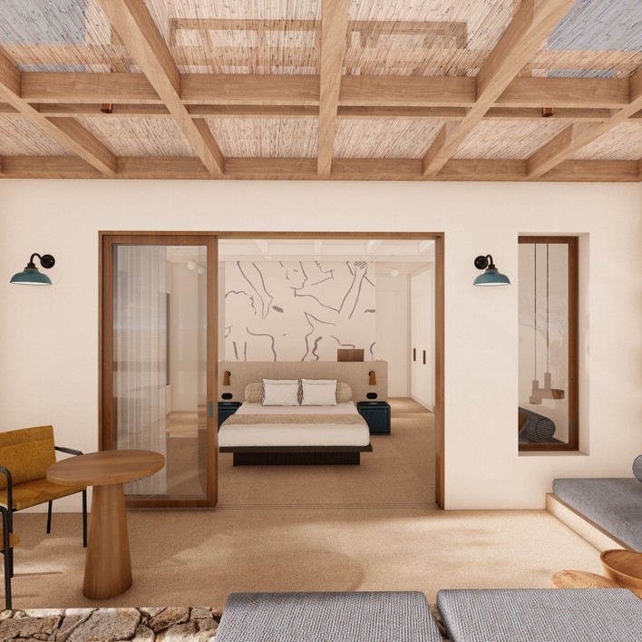 Estudio (planta baja) con vistas al jardín - Sporá - 2 personas