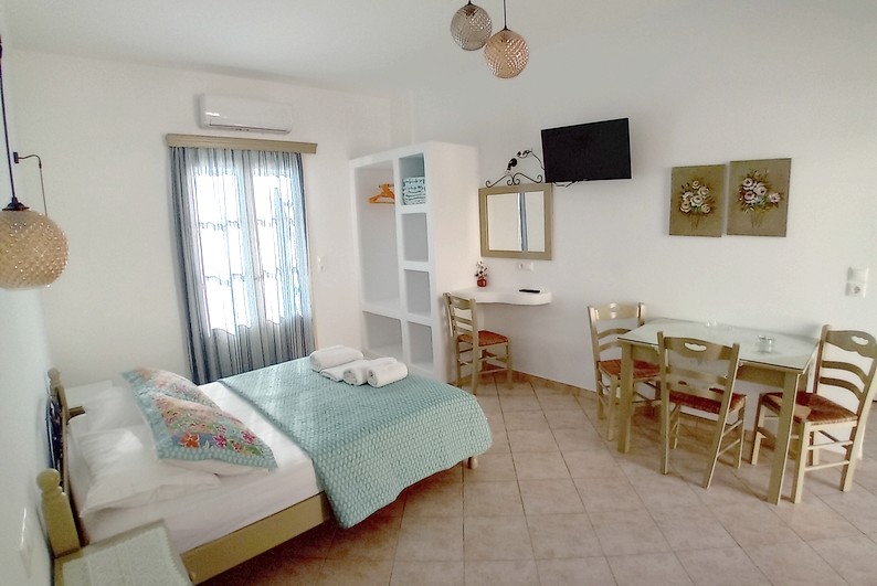 Studio double avec vue sur la mer